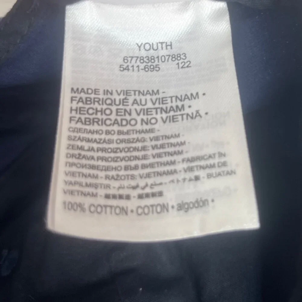 Converse Baseball Cap Hat Youth Size Blue Logo Patch Adjustable Strap - Picture 6 of 9